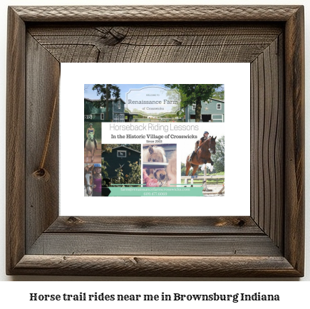 horse trail rides near me in Brownsburg, Indiana